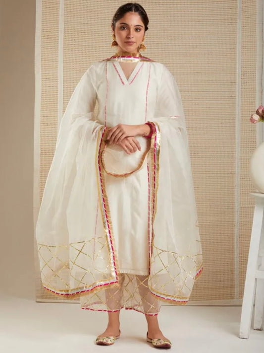 Rosh chanderi suit set