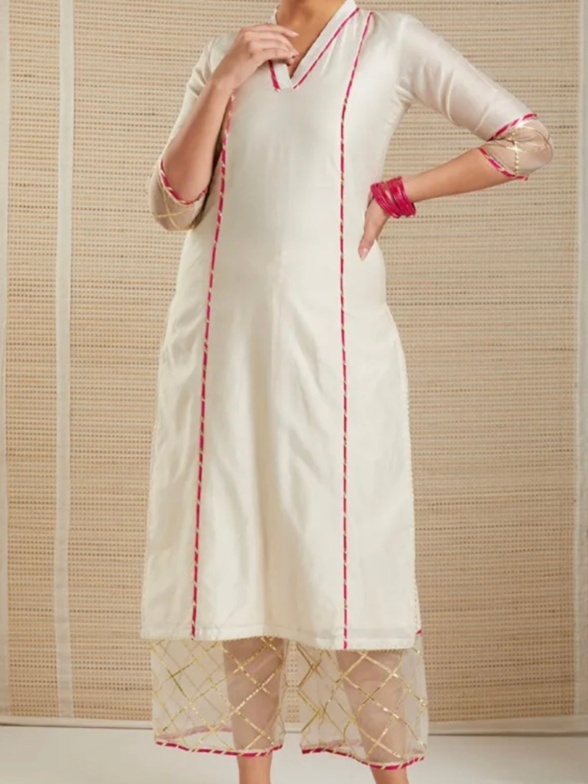 Rosh chanderi suit set